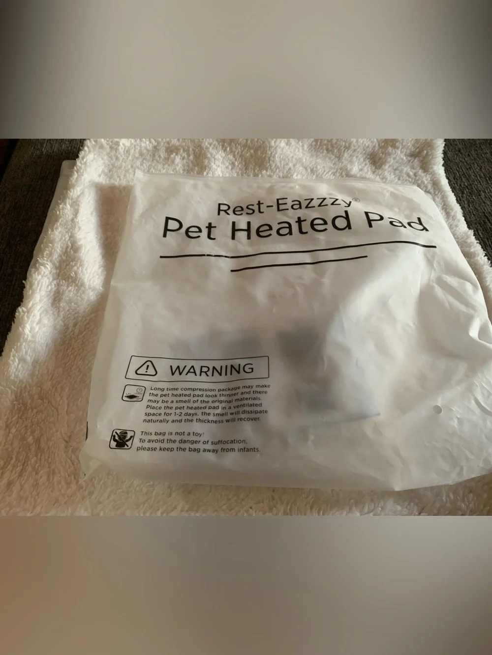 Rest-Easy Heated Cat/ Dog Bed Pad